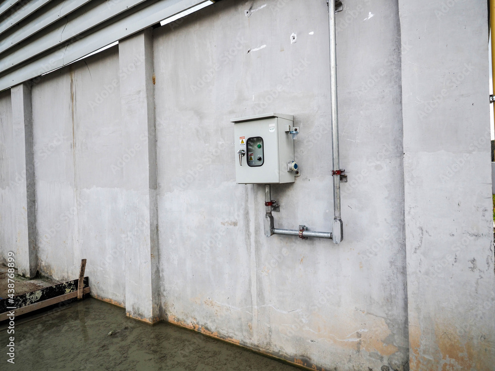Local control panel of boiler systems in power plant. Local control panel of boiler systems in power plant.