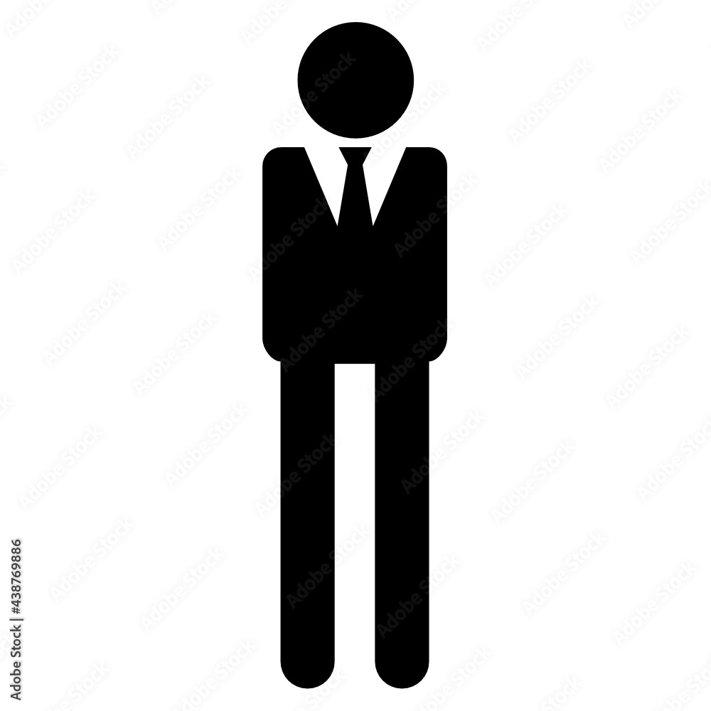 standing_businessman_glyph_icon standing_businessman_glyph_icon