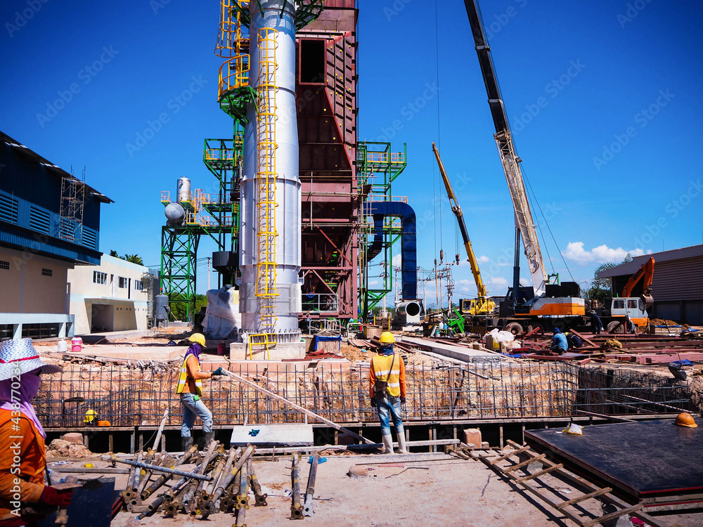 Rebar laying before pouring concrete Stock Photo Adobe Stock
