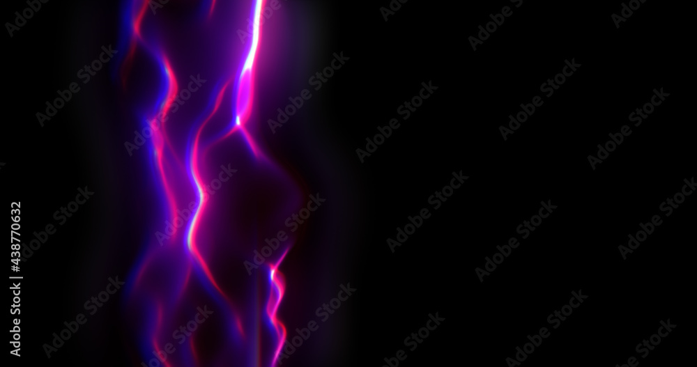 Wavy lines color, partciels dance background