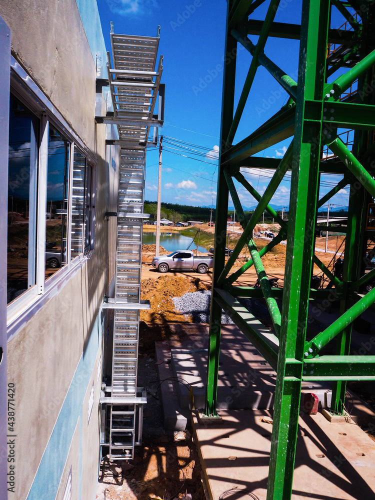 Fototapeta premium Structure of boiler systems in power plant.