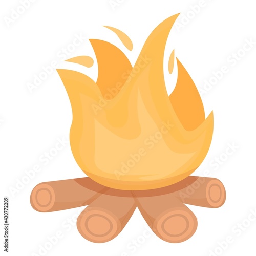 Campfire icon. Cartoon of Campfire vector icon for web design isolated on white background
