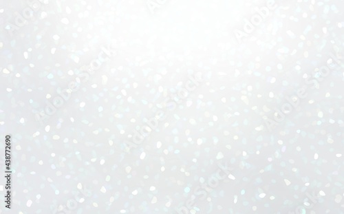White confetti pure blank abstract background for winter holiday or wedding ivent decoration.
