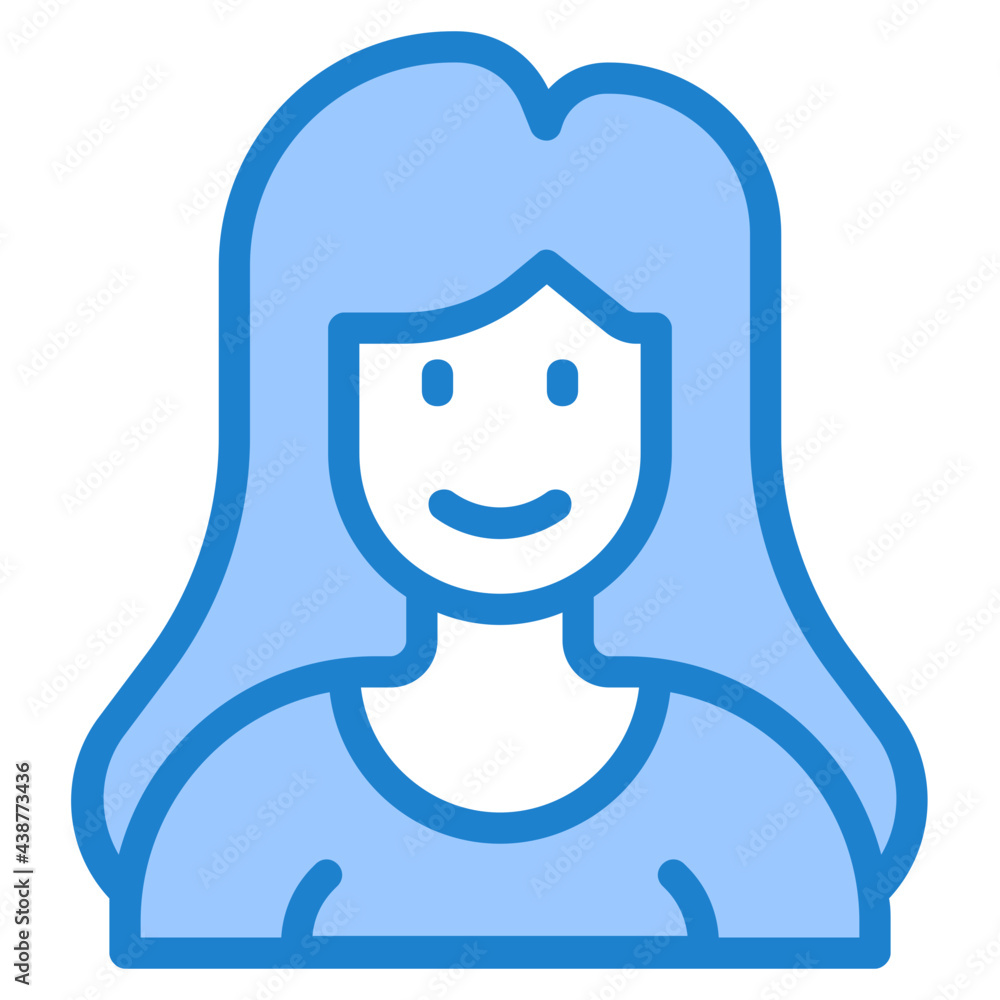woman blue style icon woman blue style icon