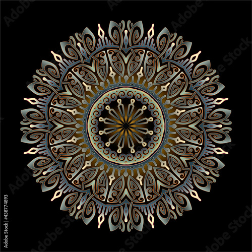 mandala art ornament for printing