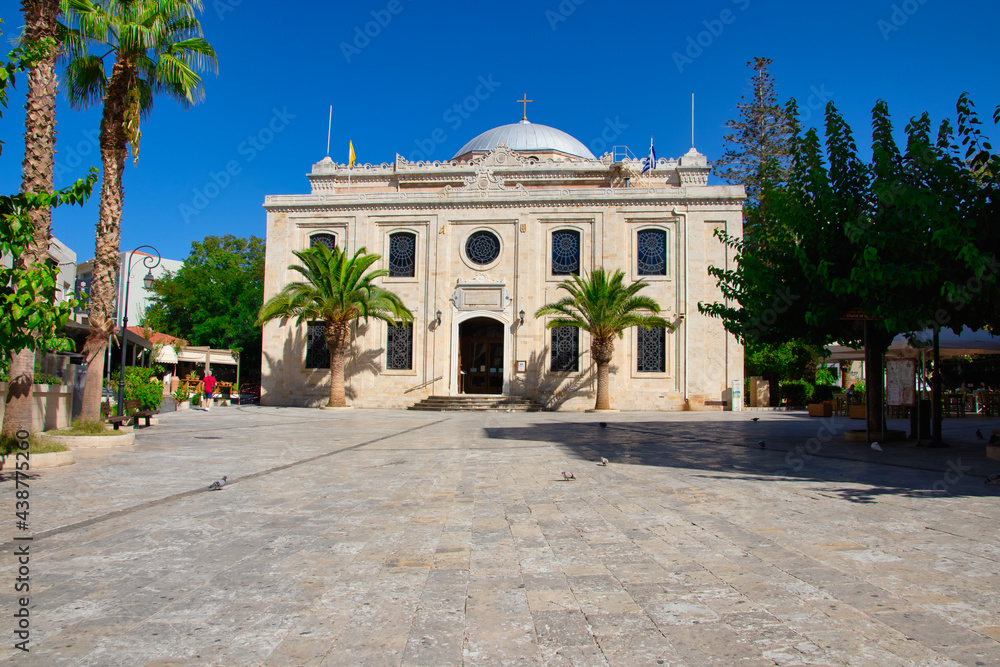 The Orthodox Church of Agios Titos in the old town of Heraklion