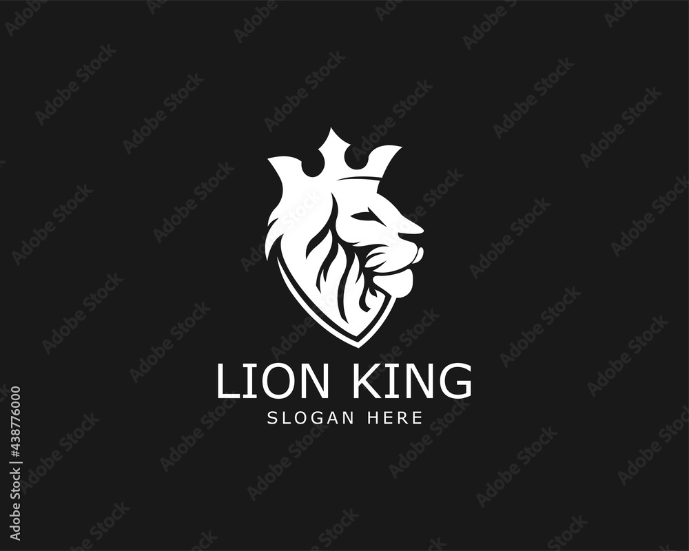 lion king logo creative shield head lion lion king logo creative shield head lion
