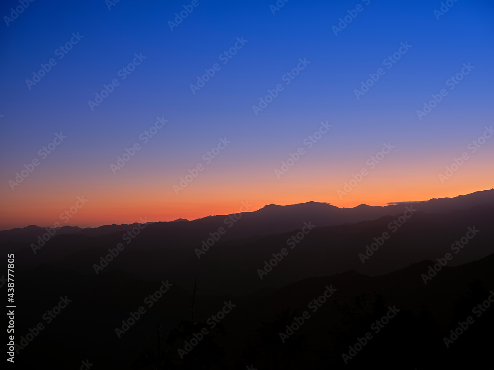 夕暮れの大台ケ原