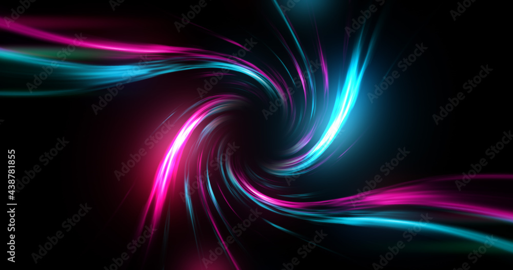 Concept swirly tunel abstract background - obrazy, fototapety, plakaty 