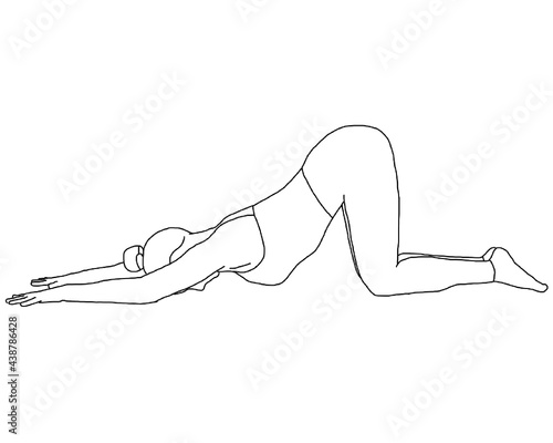 Yoga, Puppy pose, Anahatasana