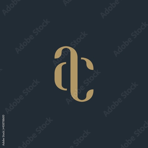 Letter AC creative modern monogram logo