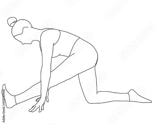 yoga, ardha parsvottanasana, half pyramid pose