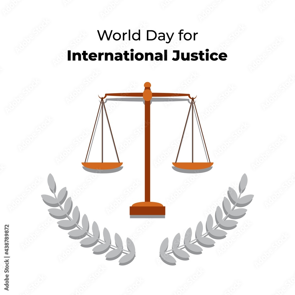 vector illustration for justice day vector illustration for justice day