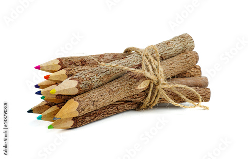 Bunch of big fancy wooden pencils