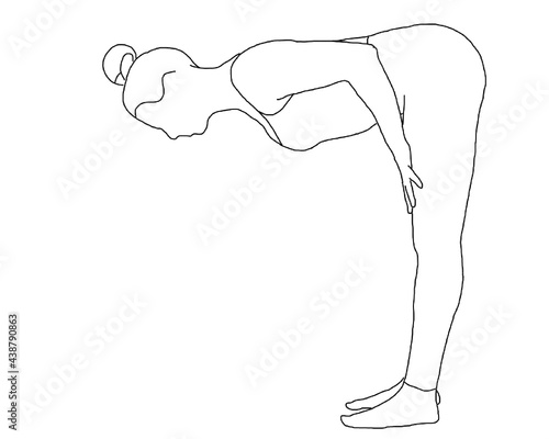 yoga, standing half forward bend, ardha uttanasana