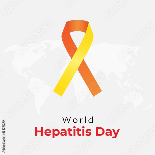 vector illustration for hepatitis day