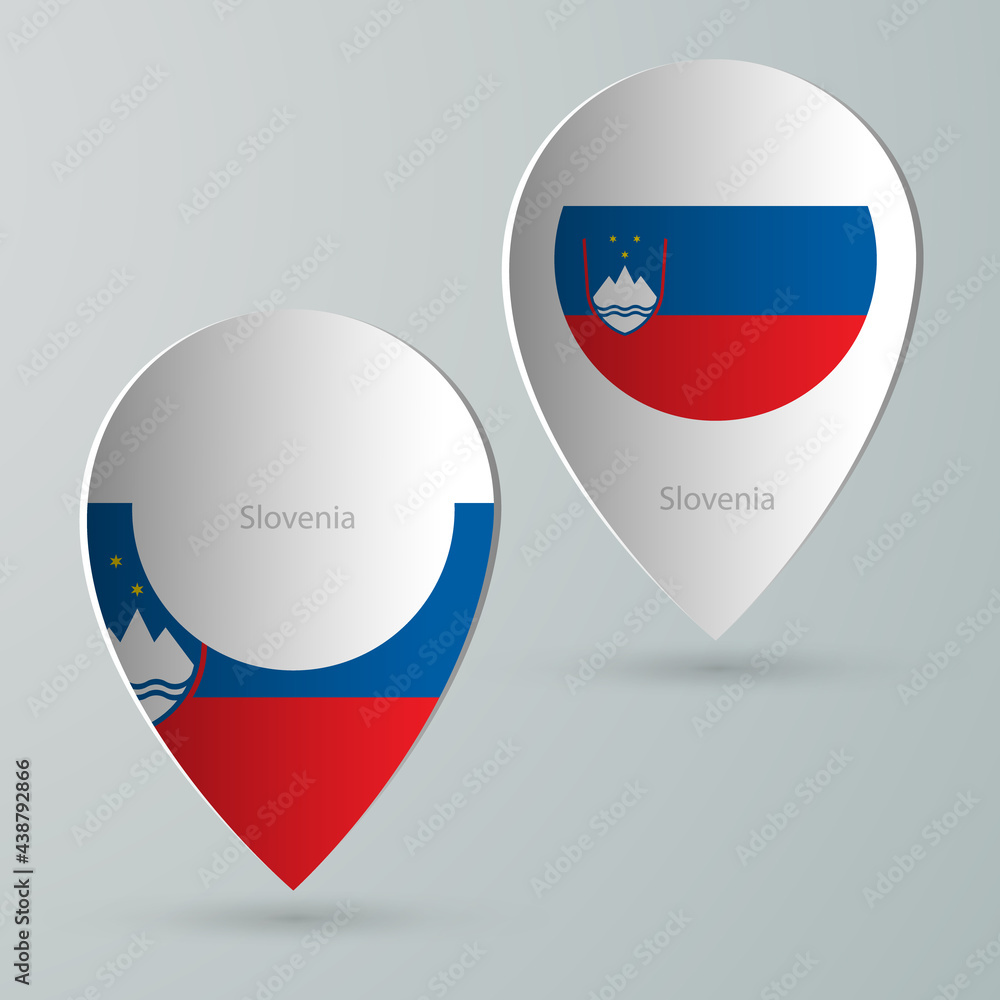Fototapeta premium paper of map marker for maps and navigators