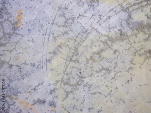 Abstract background with mixing colors. Color - Link Water Blue  Ash Green. Cracks  radial scratches.