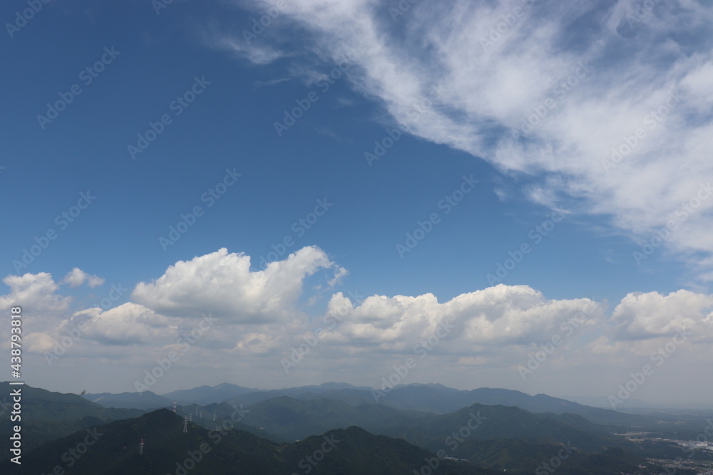 標高の高い場所からのパノラマ撮影