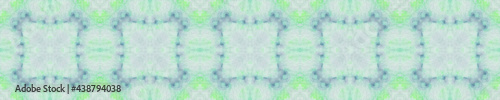 Abstract Repeat Ornament. Dyed Mint Pattern. © Evgeniya