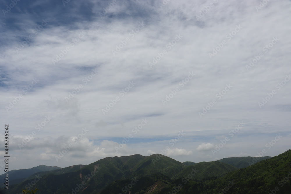 標高の高い場所からのパノラマ撮影