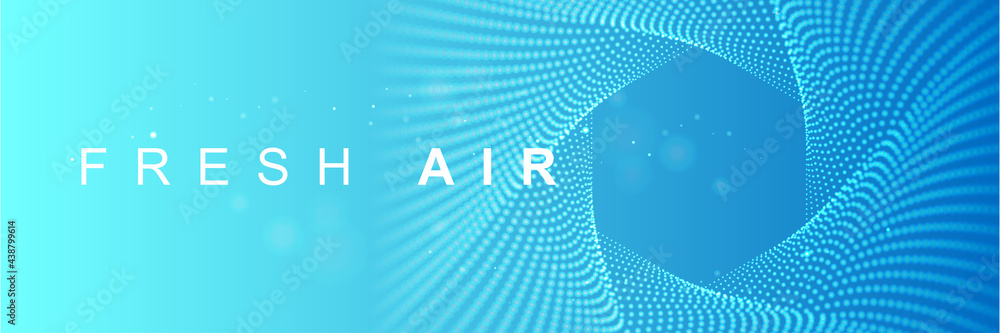 Fresh air swirling background from small glowing particles. Shining points swirl. Elegant modern geometric wallpaper. Fresh air swirling background from small glowing particles. Shining points swirl. Elegant modern geometric wallpaper.