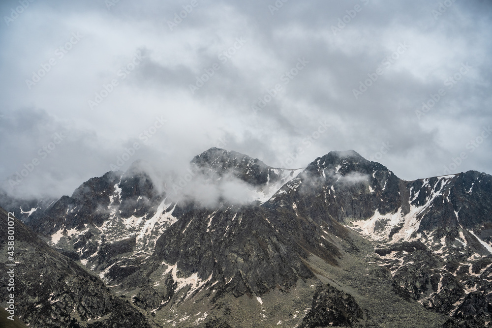 Montaña desde el Pas de la Casa, Andorra