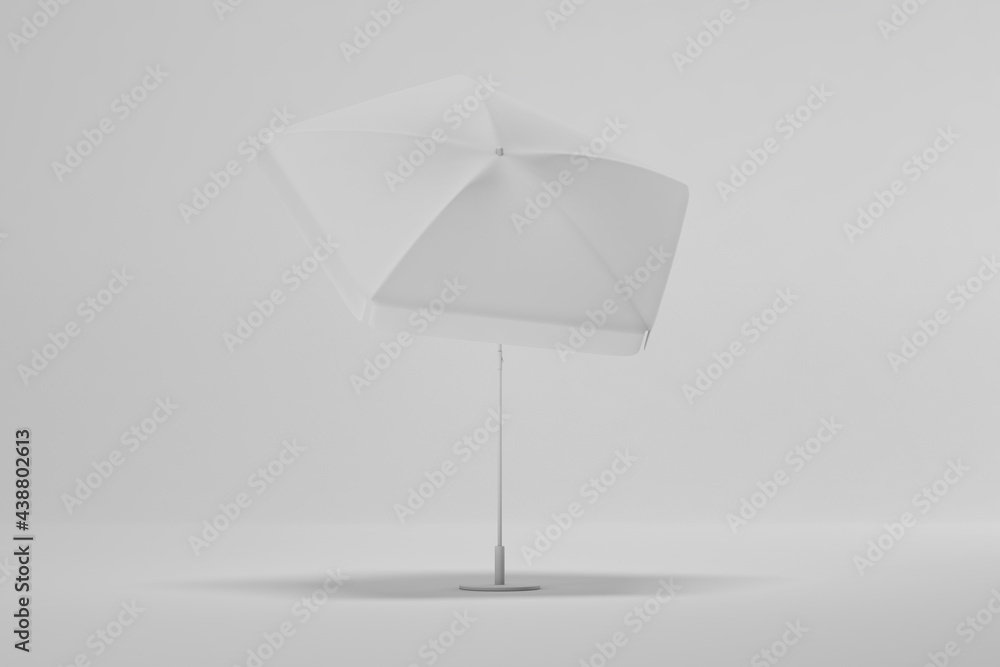 Umbrella mockup on soft color background Umbrella mockup on soft color background