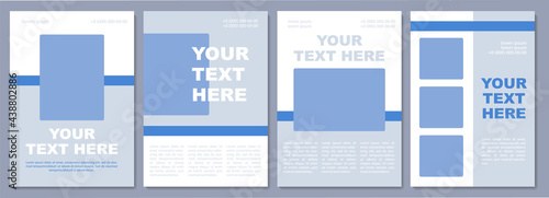 Travel brochure template. Attracting potential clients. Flyer, booklet, leaflet print, cover design with copy space. Your text here. Vector layouts for magazines, annual reports, advertising posters