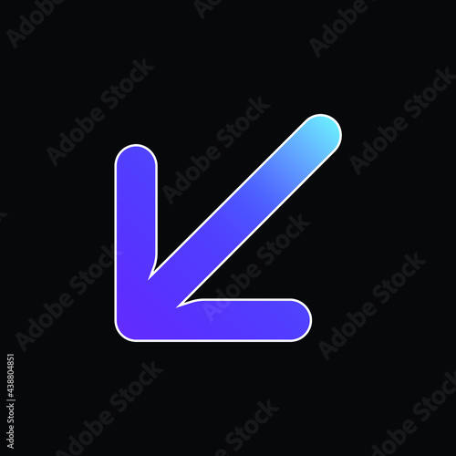 Arrows blue gradient vector icon