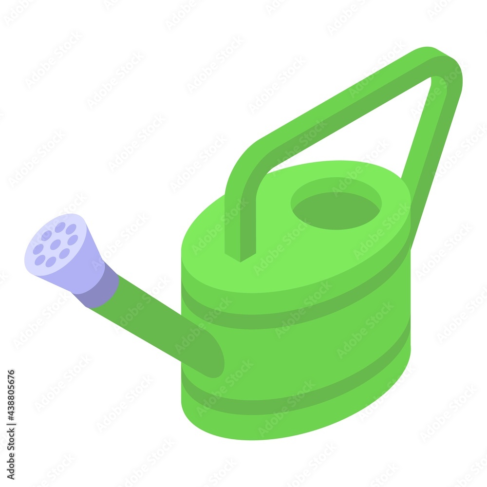 Obraz premium Watering can icon. Isometric of Watering can vector icon for web design isolated on white background