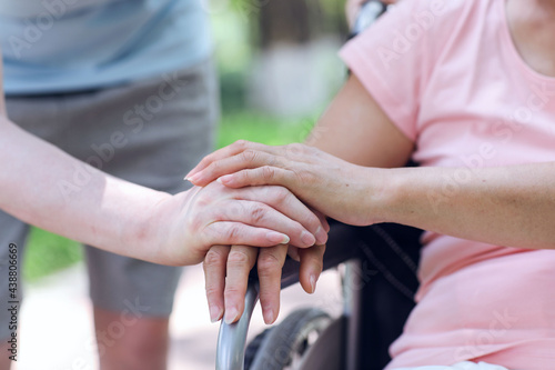 the Happy old couple hand in hand © eastfenceimage