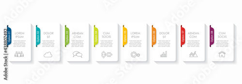 Infographic design template with place for your data. Vector illustration.