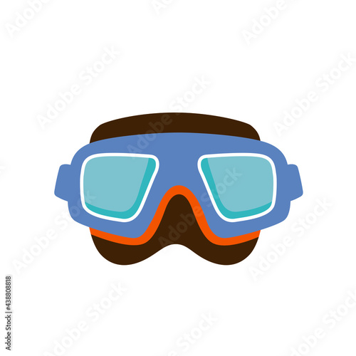 3d glasses isolated on white