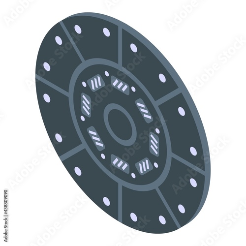 Repair clutch icon. Isometric of Repair clutch vector icon for web design isolated on white background