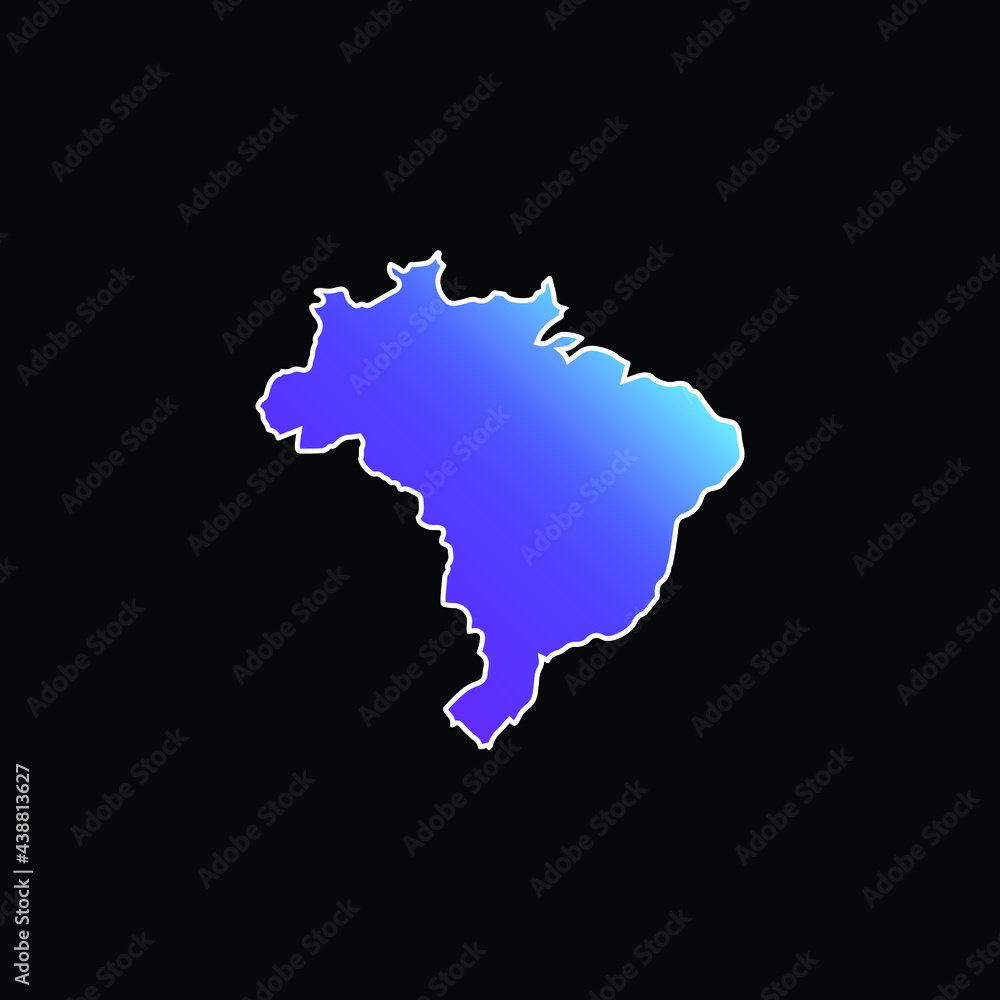 Obraz premium Black blue gradient vector icon