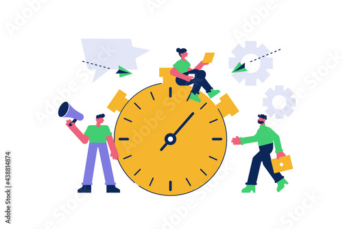 Effective time management and planning business tasks (ID: 438814874)
