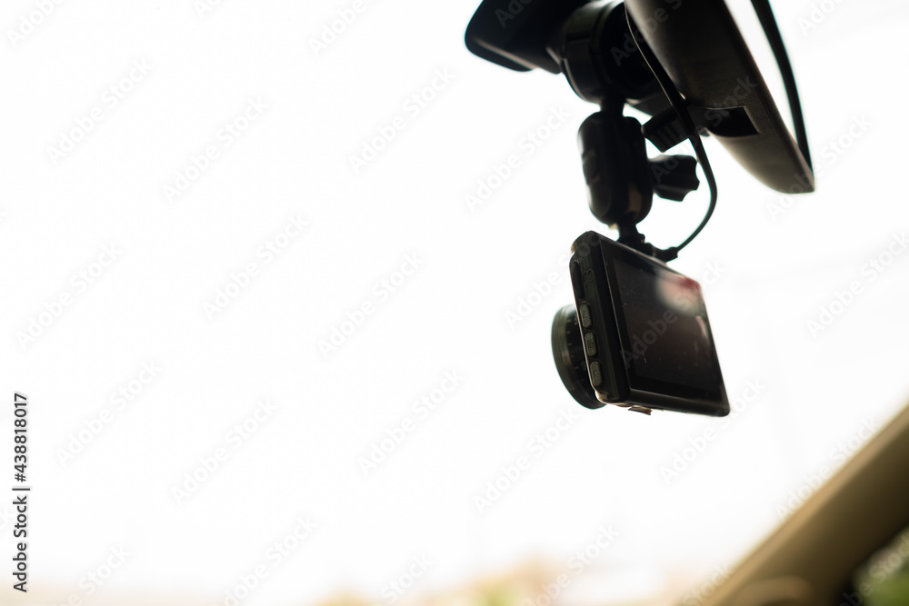 car camera with blur background