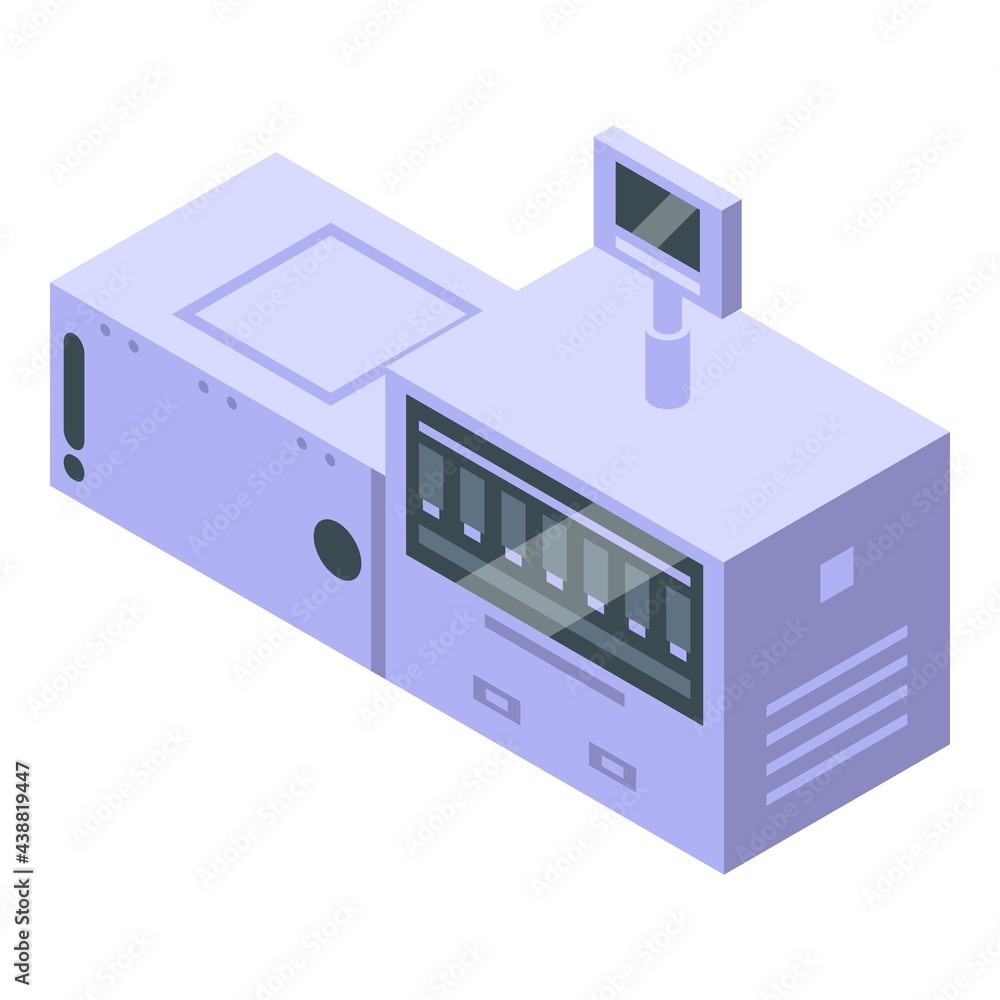 Fototapeta premium Service equipment digital printing icon. Isometric of Service equipment digital printing vector icon for web design isolated on white background