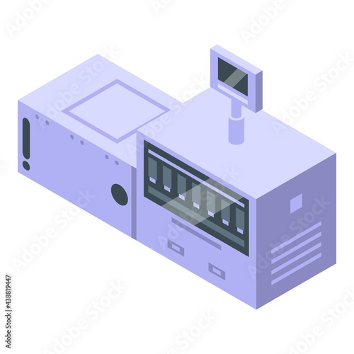 Service equipment digital printing icon. Isometric of Service equipment digital printing vector icon for web design isolated on white background