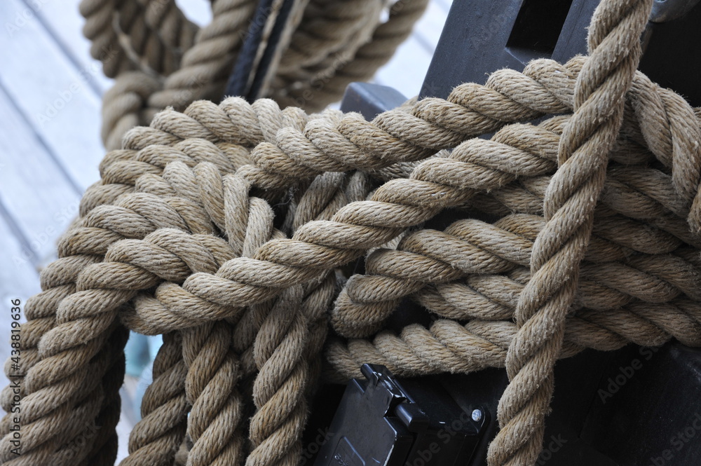 rope on a ship