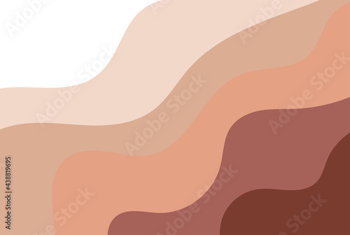  Light Cream and Brown wave vector background with liquid shapes and Creative illustration in halftone marble style with gradient and Marble design for your wallpaper.eps