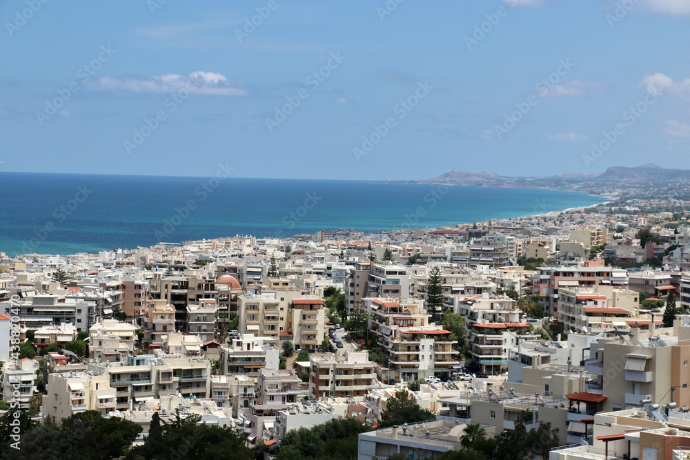 Stadtpanorama von Rethymno, Kreta