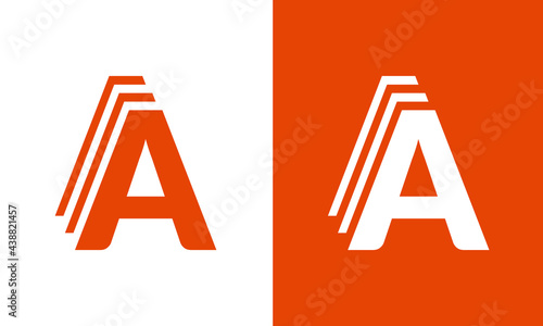 alphabet letters monogram icon logo AAA
