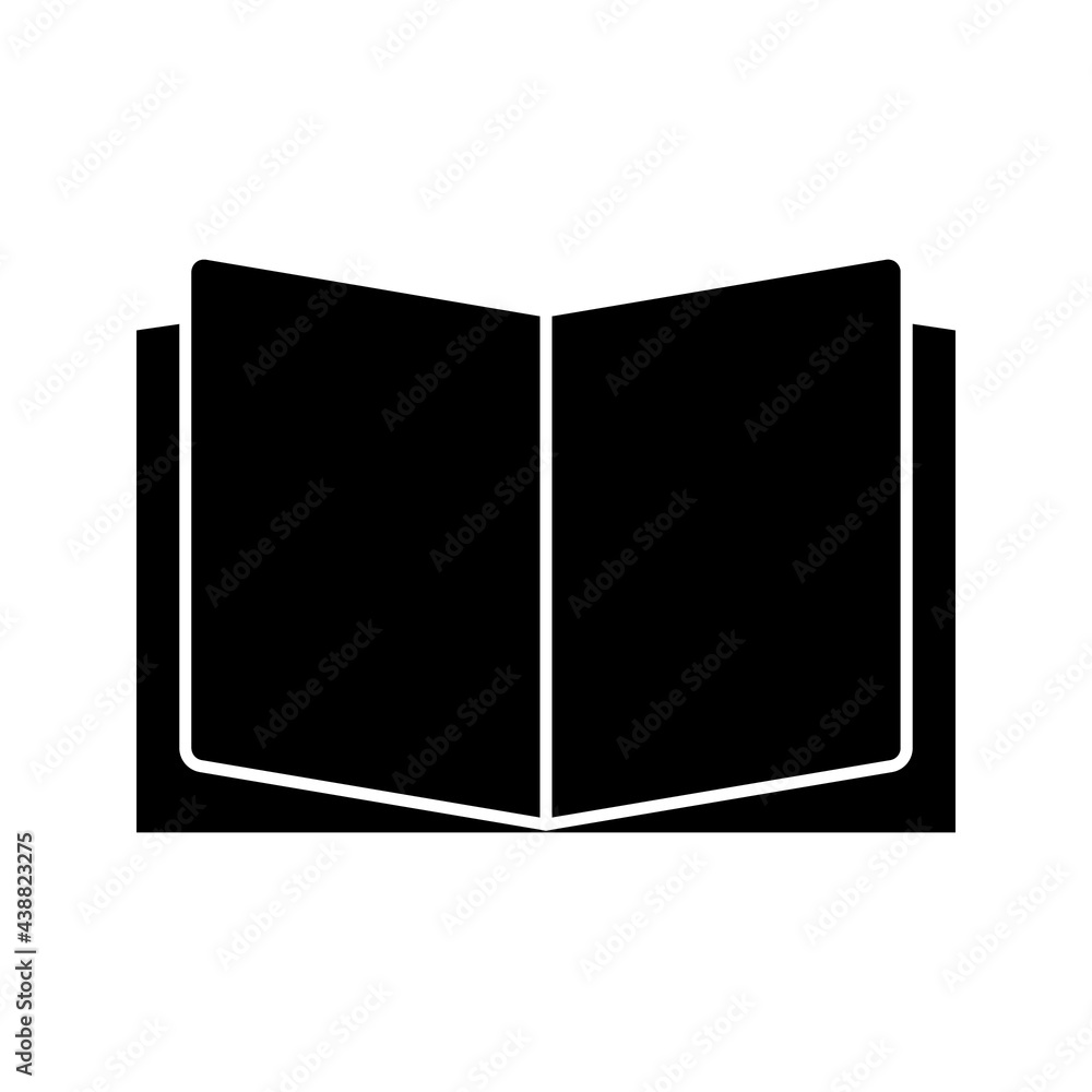 book icon on white backround book icon on white backround
