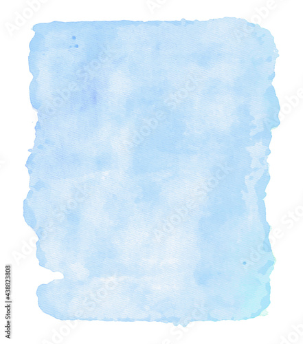 pastel blue abstract watercolor background vector illustration