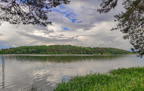 Southern Bug River. Summer landscape

