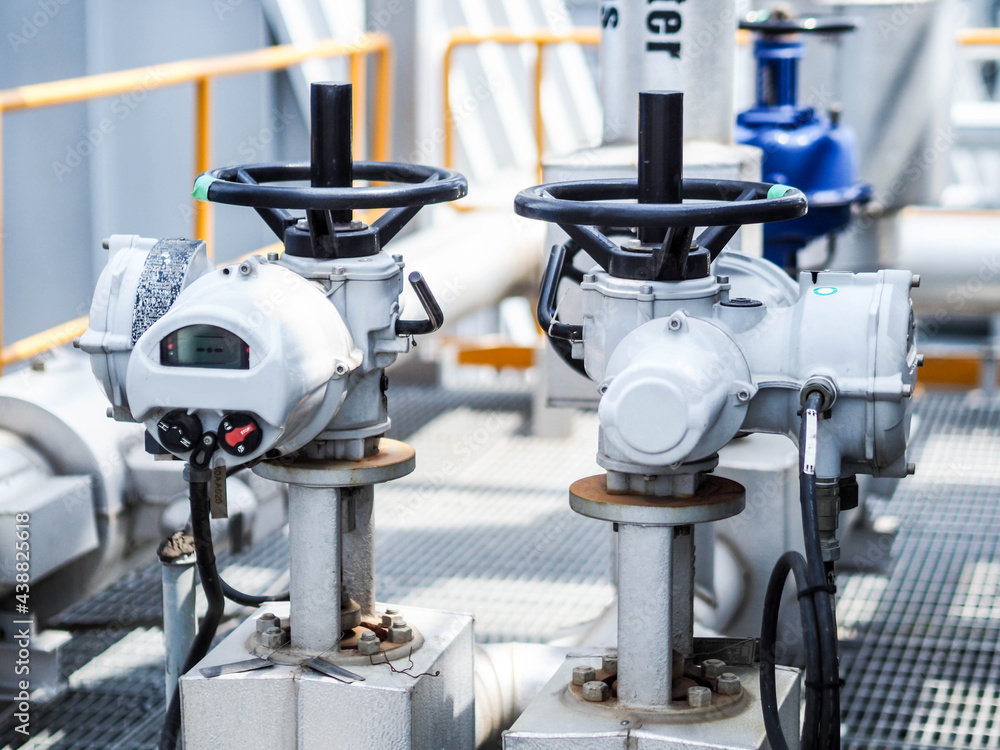 Motor operate valve for On-Off type which apply industrial zone and ...