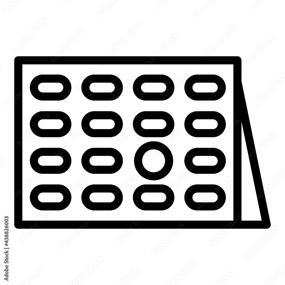 Event planner schedule icon. Outline Event planner schedule vector icon for web design isolated on white background Event planner schedule icon. Outline Event planner schedule vector icon for web design isolated on white background