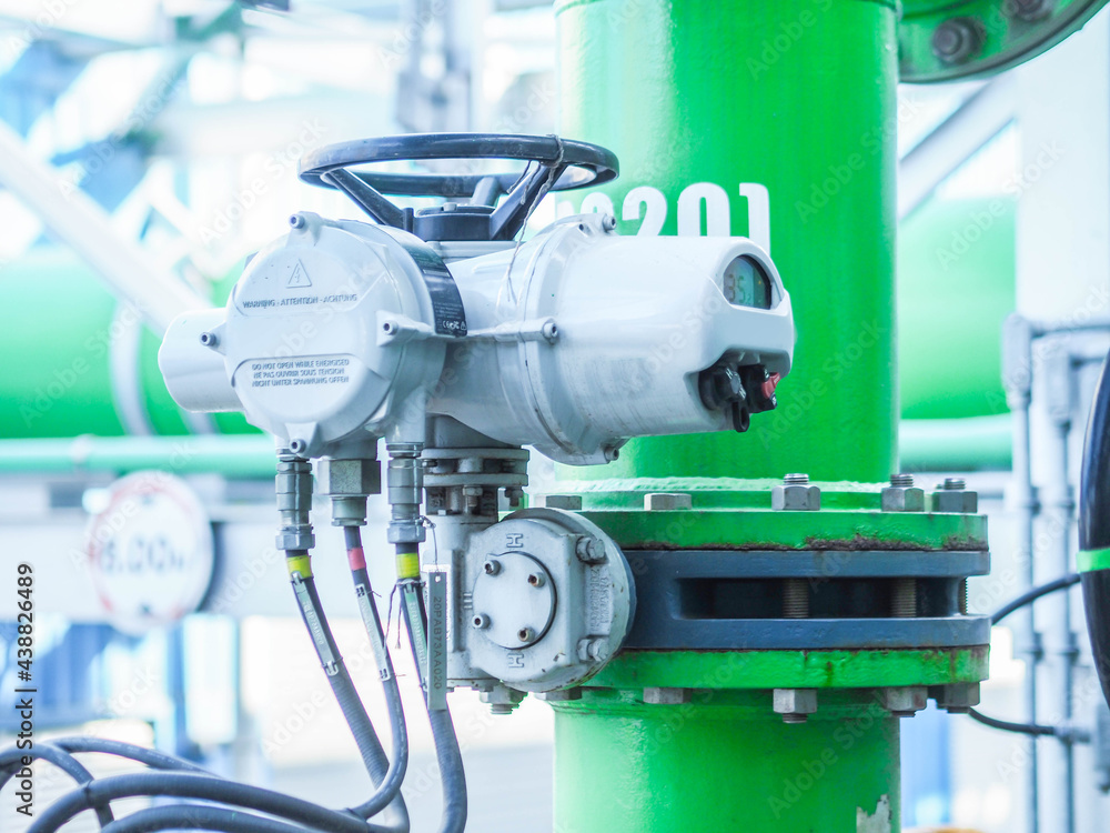 Motor operate valve for On-Off type which apply industrial zone and ...
